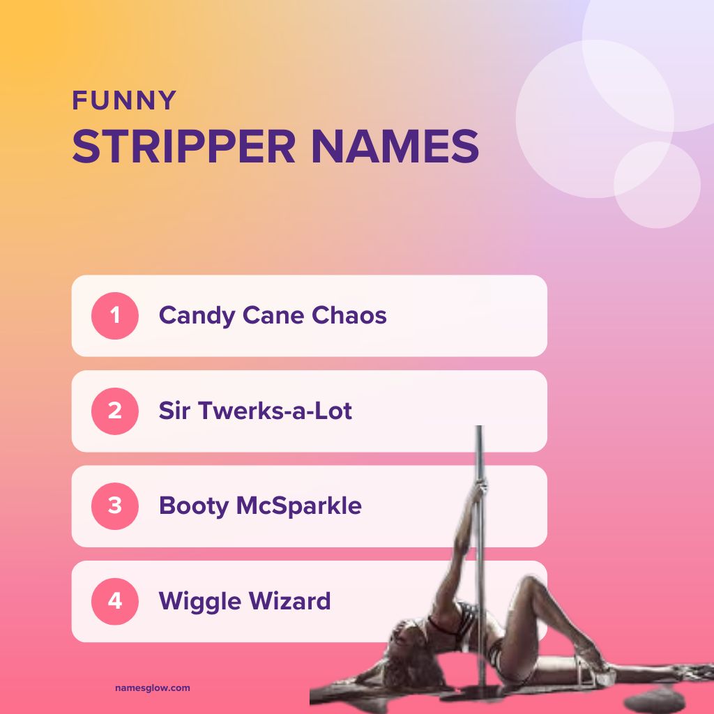 funny stripper names