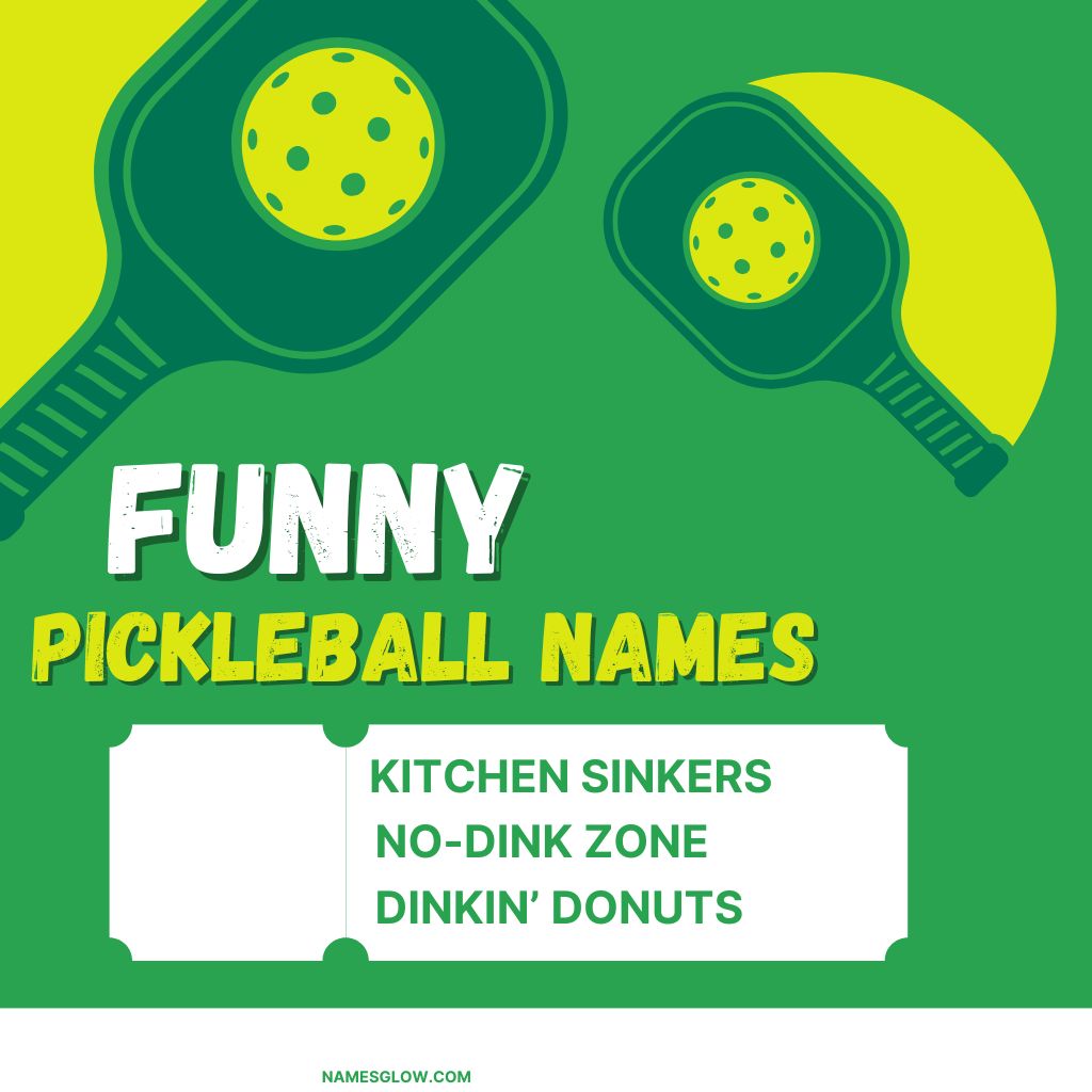 funny pickleball team names